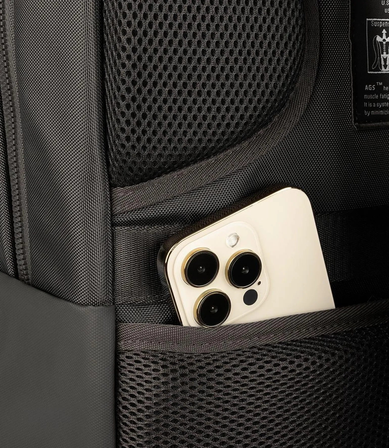 Zaino Uomo Nero Tucano Marte AGS Antigravity