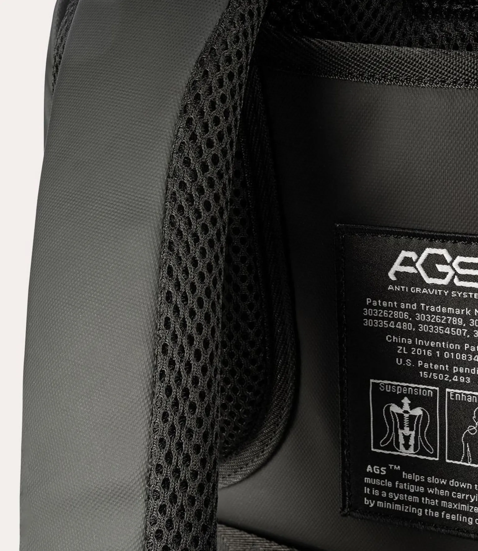 Zaino Uomo Nero Tucano Marte AGS Antigravity